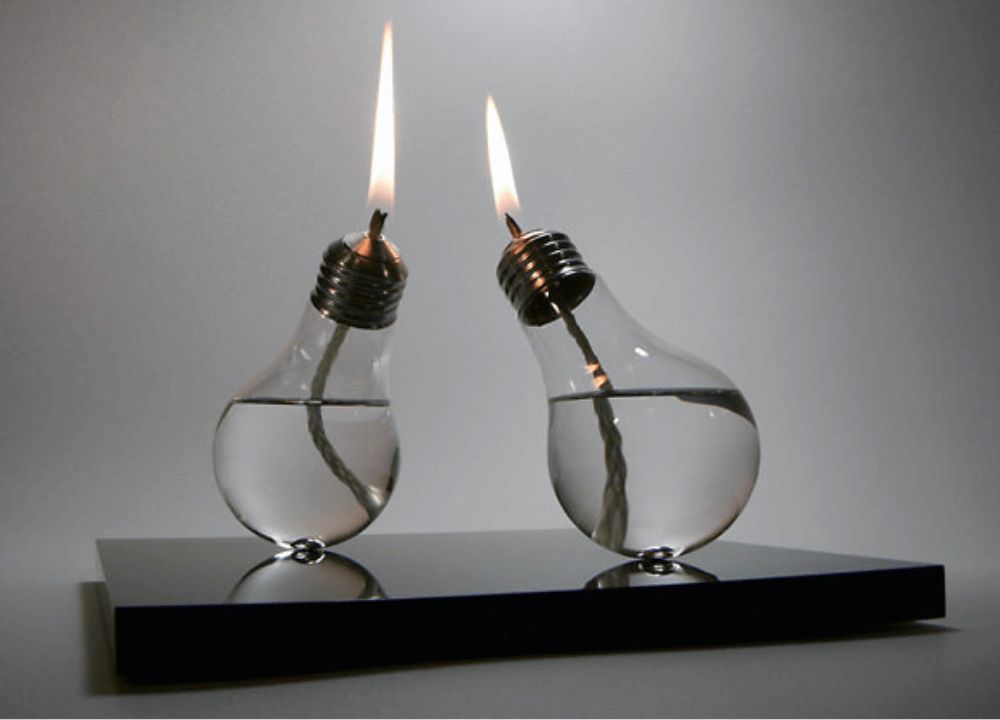 Upcycle Light Bulbs Into Candles
